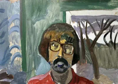 yuri-kosagovsky-avtoportret-v-ochkah-karton-tempera-50x70-1982
