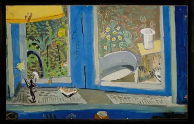 Картина Юрия Косаговского Елец из окна (1997, оргалит, масло, 51х82 см) — стиль рондизм в галерее ArtMaison