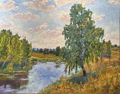 Картина Алексея Старостина "Лето", хм, 120х150 см
