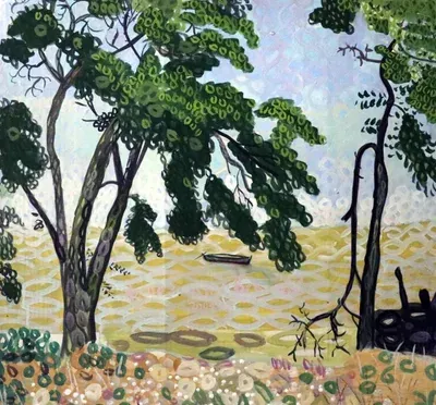 «Лодка на жёлтой воде»