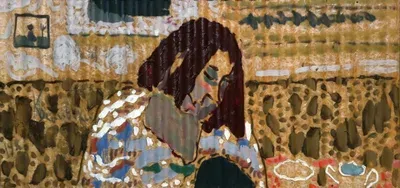 Юрий Косаговский картина Наташа Шнурова 1978 года на гофропластике купить в инвестиционной коллекции ARTMAISON