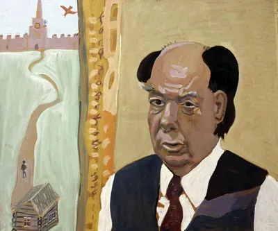 yuri-kosagovsky-portret-aleksandra-yakovleva-1996-karton-tempera