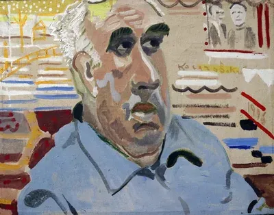 Юрий Косаговский Портрет поэта Евгения Рейна Иосиф Бродский 1996 купить в инвестиционной коллекции ARTMASION