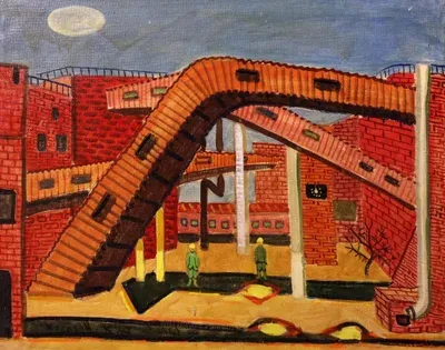 yuri-kosagovsky-rzhavchina-abstraktnyy-peyzazh-holst-tempera-lak-1989