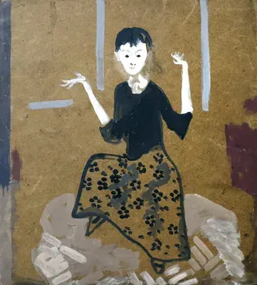 yuri-kosagovsky-tanets-tantsovschitsa-v-pyshnotnoy-yubke-karton-maslo-57x50-1975